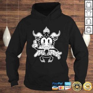 Hoodie blackcraft cute kawaii Baphomet old Cartoon Lucifer Shirt