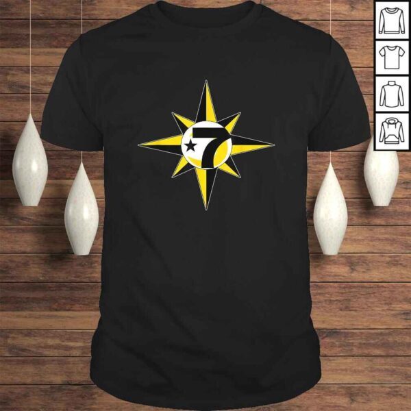 In the Name Of Allah 7 Logo Crescent Star 5 percent TShirt