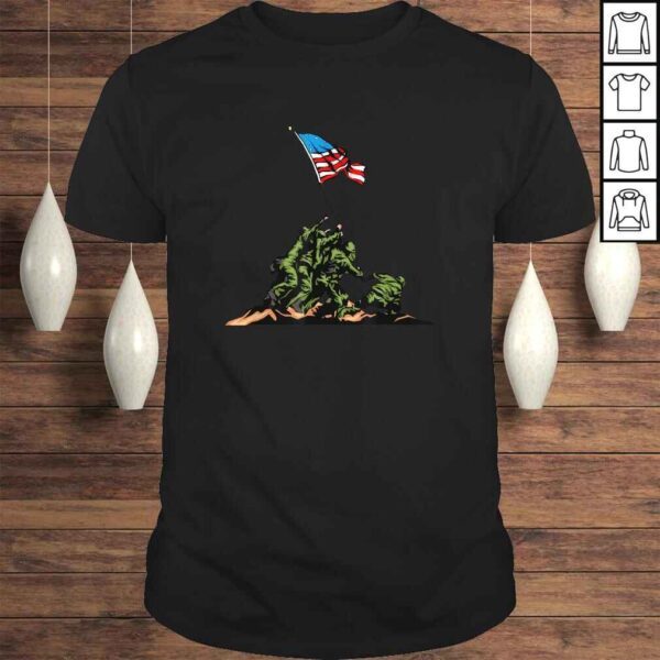 Iwo Jima Flag Raising Shirt