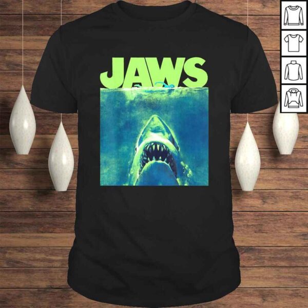 Jaws Surfacing Neon Poster Logo Shirt