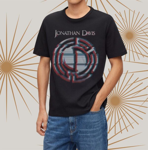 Jonathan Davis Glitch Initials T-Shirt