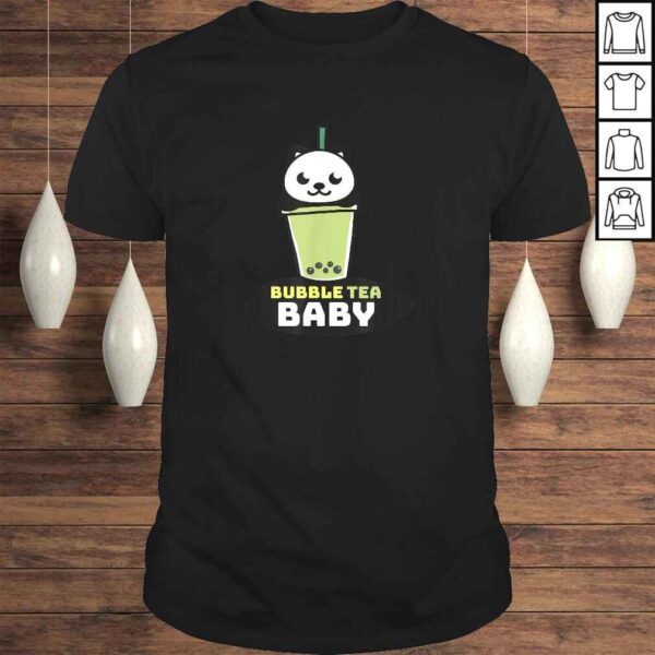 Kawaii Bubble Tea Boba Tea Design T-shirt