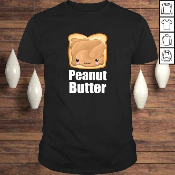 Kawaii Peanut Butter Jelly PB&J Halloween Matching BFF TShirt Gift