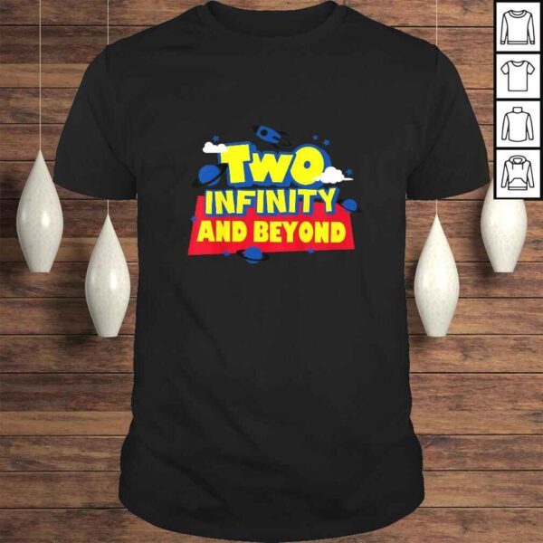 Kids Two Infinity N Beyond 2nd Birthday Children Toddler Boys Gift TShirt