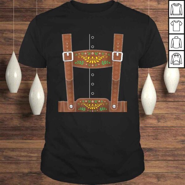 Lederhosen Oktoberfest Halloween Costume TShirt