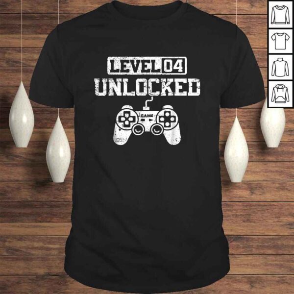 Level 4 Unlocked Vintage Shirt Celebrate 4th Wedding