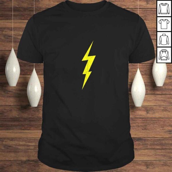 Lightning Bolt Electrical Storm Graphic Icon Tee T-Shirt