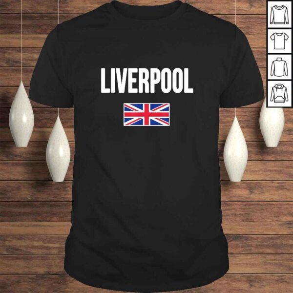 Liverpool Shirt England English Flag Tourist Souvenir