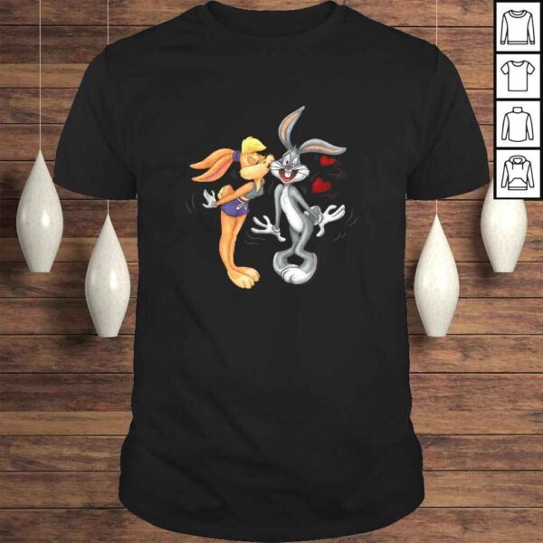 Looney Tunes Bugs and Lola Kiss Valentine's Day Shirt