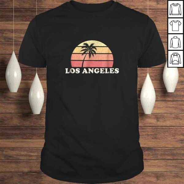 Los Angeles LA CA Vintage Shirt Retro 70s Throwback Tee