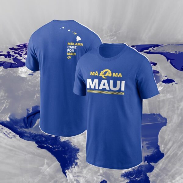 Los Angeles Rams X Maui Relief Shirt - Maui Wildfire Relief Fund