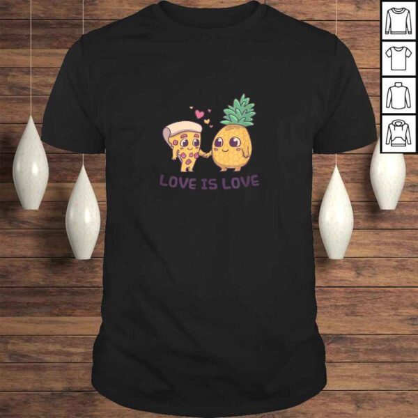 Love Cute Pride Pineapple Pizza Shirt