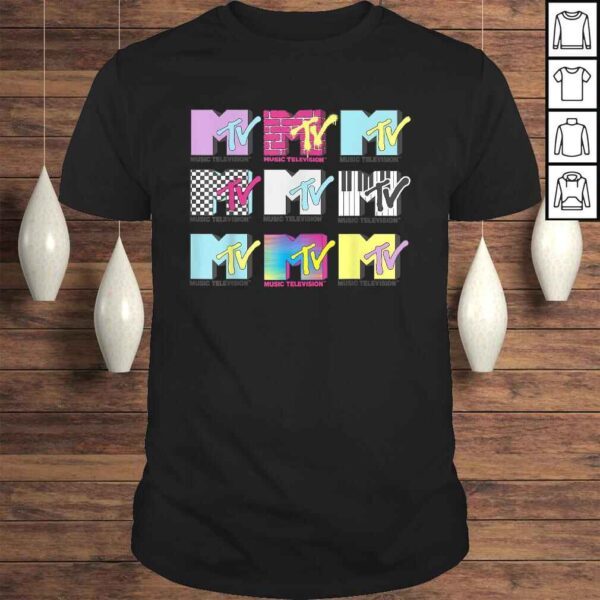 MTV Logo Stack Style Graphic TShirt