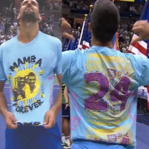 Mamba Forever Shirt Novak Djokovic Kobe Bryant Custom 24-shirts back