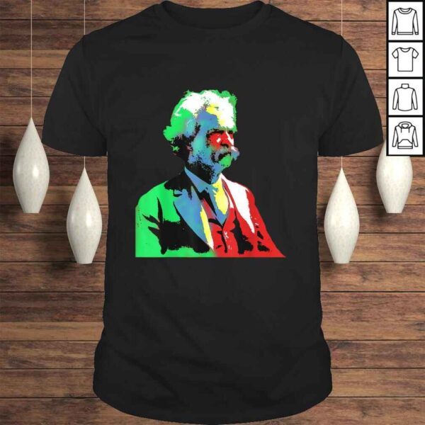 Mark Twain Colorful Old Gentleman Fun Art