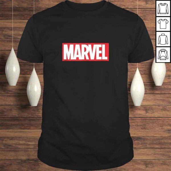 Marvel Classic Red Brick Logo Gift TShirt