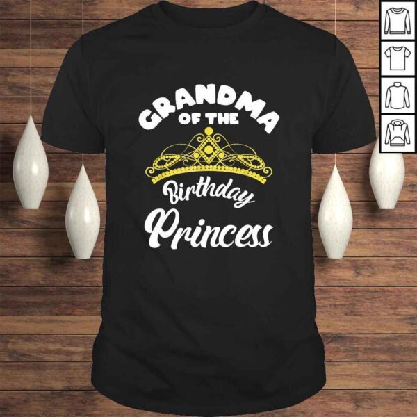 Matching Princess Birthday Grandma of Birthday Princess TShirt