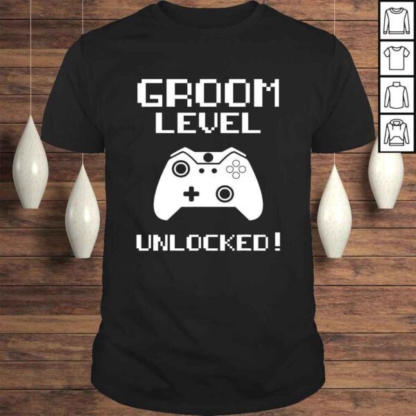 Mens Groom Bachelor Party Shirt - Funny Gamer Groom Shirt