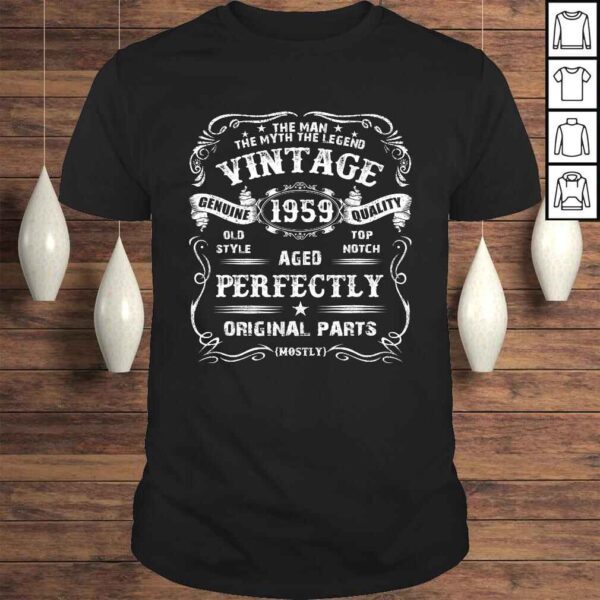 Mens Vintage 1959 61th Birthday Shirt 61 years old TShirt