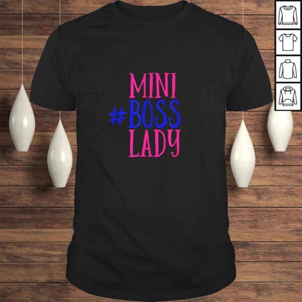 Mini Boss Lady Shirt #Boss Daughter Funny Kids Girls Shirt