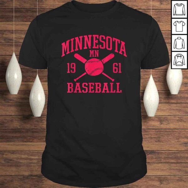 Minnesota Baseball Minneapolis Vintage Twin City Retro Shirt