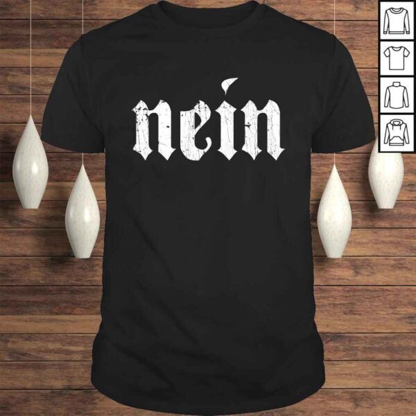 Nein Shirt German No Funny kids Saying Germany Vintage Tee