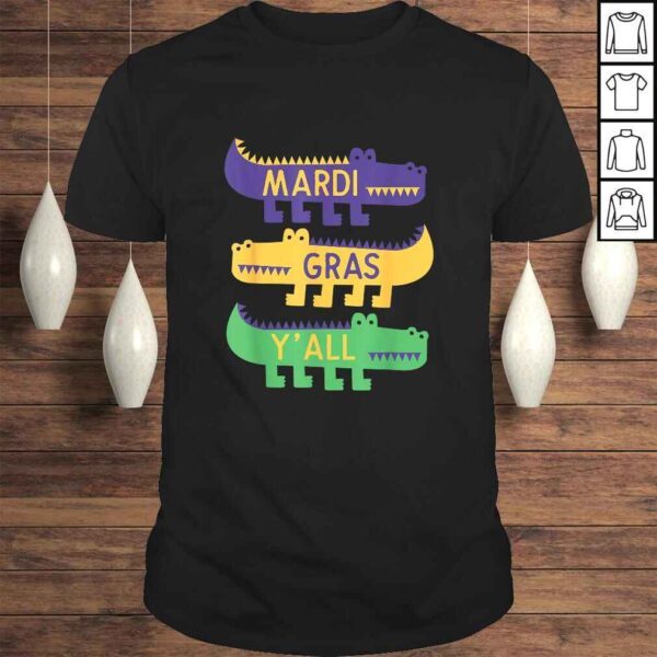 New Orleans Mardi Gras For Kids Funny Gator Carnival Costume Gift Top