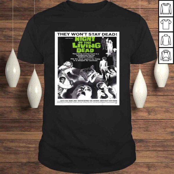 Night of Living Dead - Vintage Zombie Movie TShirt