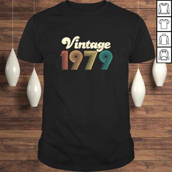 Official 40th Birthday Gift - Vintage 1979 Shirt Classic Women Men Shirt