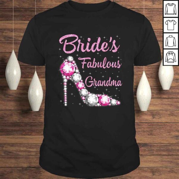 Official Bride's Fabulous Grandma Happy Wedding Marry Vintage Gift Top