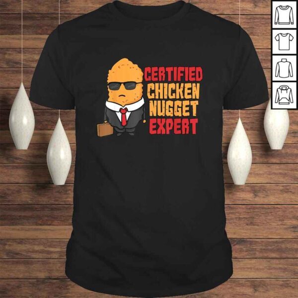 Official Certified Chicken Nugget Expert Gift for Kids Boys Girls Tee Shirt