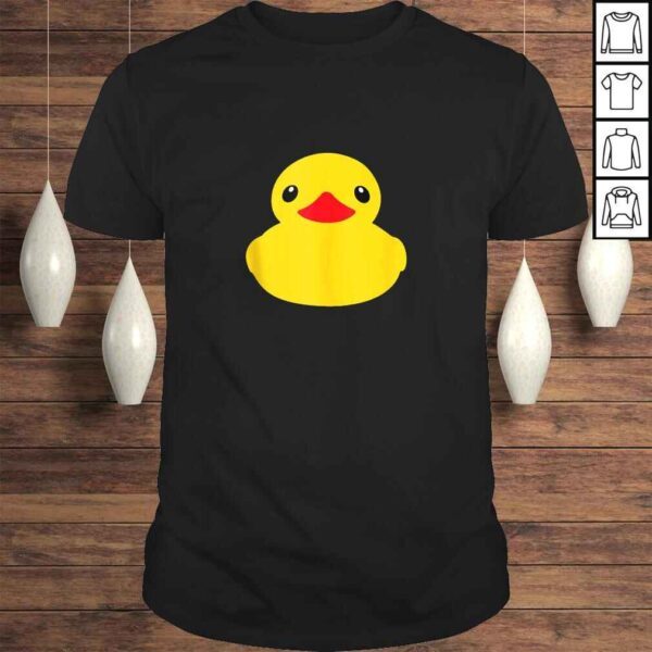 Official Cute Duck Shirt - Yellow Rubber Ducky Emoji Shirt