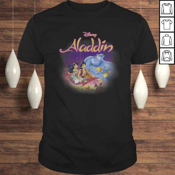 Official Disney Aladdin Magic Carpet Movie CasTShirt