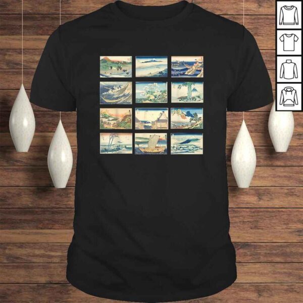 Official Famous Vintage Japanese Art Classics Katsushika Hokusai TShirt Gift