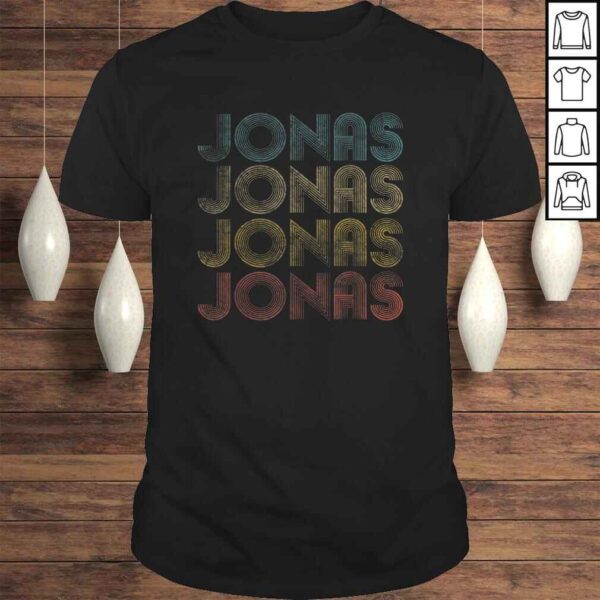 Official Jonas first given name pride vintage distressed Shirt