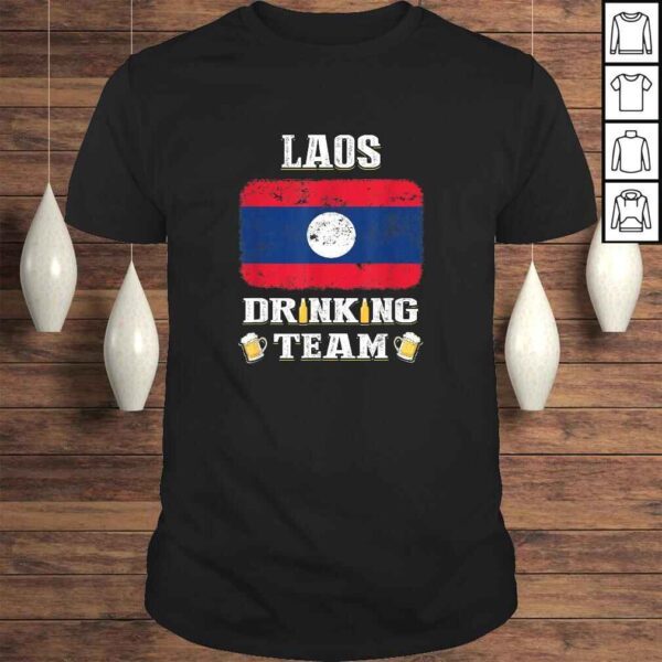 Official Laos Drinking Team Funny Beer Tee T-Shirt