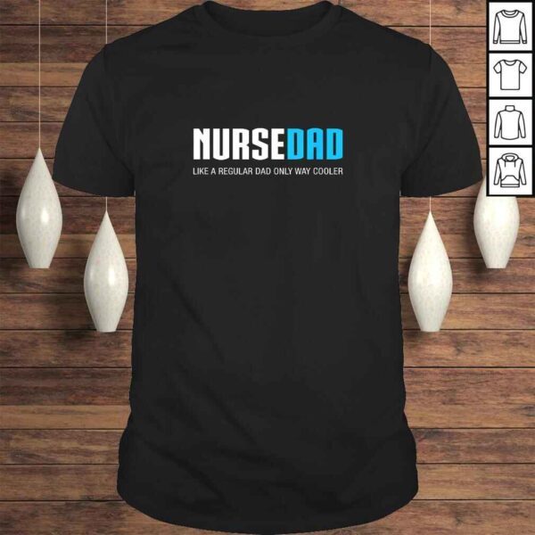 Official Mens Nurse Dad Funny Cute Fathers Day Gift RN V-Neck T-Shirt