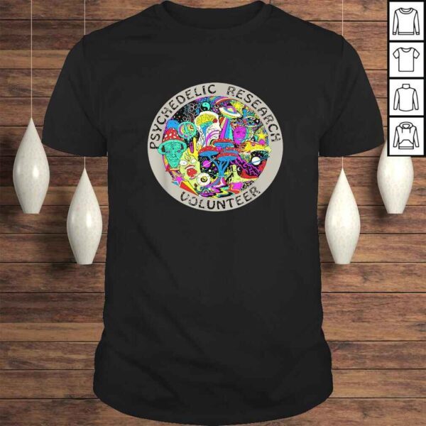 Official Psychedelic Mushroom Trip Gift - Psychedelic Research TShirt