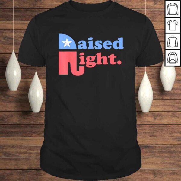 Official Raised Right Republican Elephant Retro Style Distressed TShirt