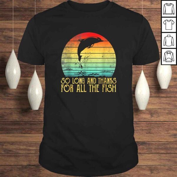 Official So Long And Thanks For All The Fish Vintage TShirt