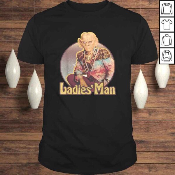 Official Star Trek DS9 Quark Ladies' Man Retro Shirt