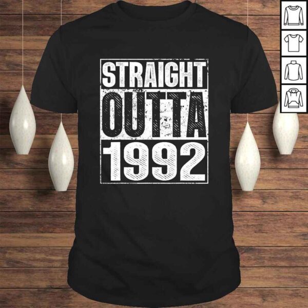 Official Straight Outta 1992 28th Bithday GIft 28 Years Old Birthday Shirt