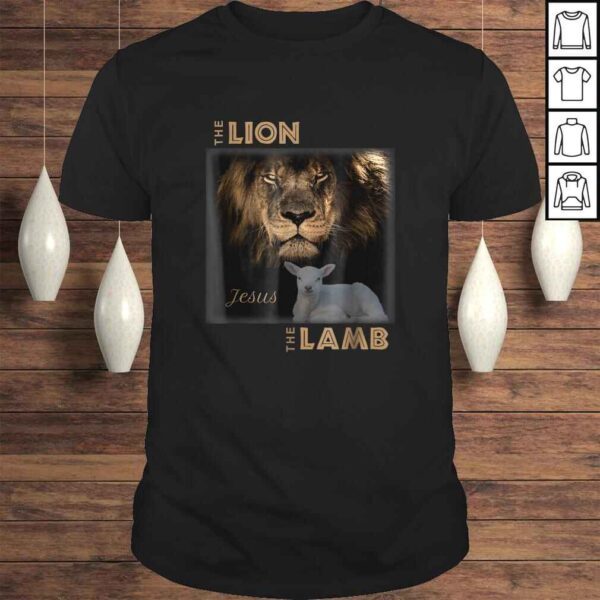 Official The Lion And The Lamb Jesus Gift Top