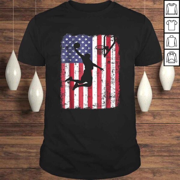 Official USA American Flag Basketball Shirt