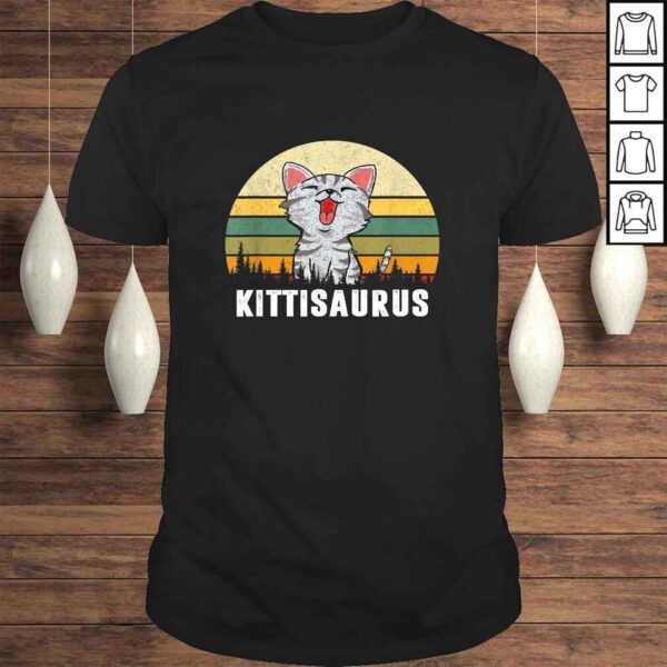 Official Vintage Kittisaurus Lulusaurus For Men Women Kids T-shirt