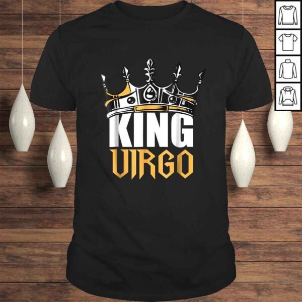 Official Virgo Birthday Gifts  King Virgo Zodiac V-Neck T-Shirt