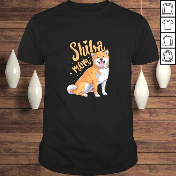 Official Womens Funny Shiba Inu Mom Dog Lover Gift for Shiba Inu Owner Shirt