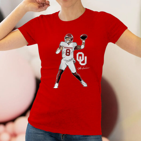 Oklahoma Football's Dillon Gabriel with this stylish Superstar Pose shirt