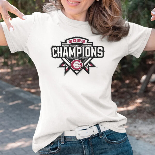 Original Vancouver Canadian 2023 Northwest League Champions T-Shirts