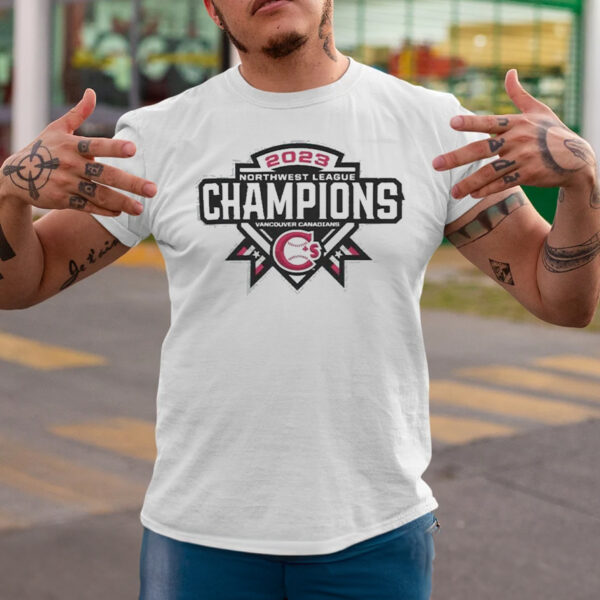 Original Vancouver Canadian 2023 Northwest League Champions T-Shirtt